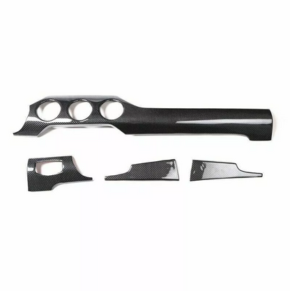 2015 - 23 Mustang Carbon Fiber Dash Board Insert Overlays