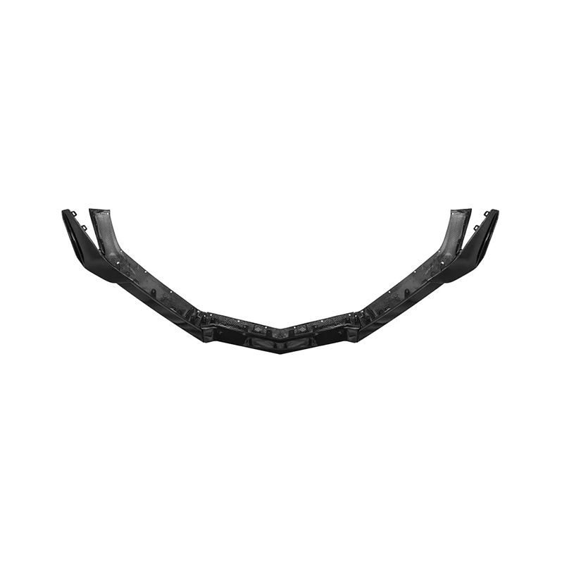 C8 Corvette Z06 Z07 Package Carbon Fiber / Carbon Flash Front Splitter &amp; Canards