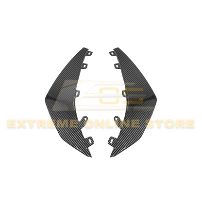 C8 Corvette Z06 Z07 Carbon Fiber / Carbon Flash Front Canards