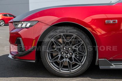 2024+ Mustang Carbon Fiber Fender Flares &amp; Mud Flaps