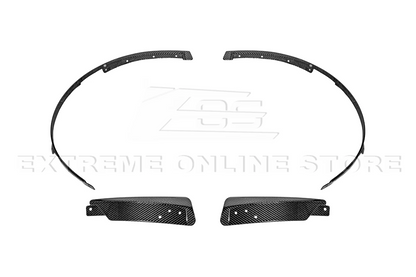 2024+ Mustang Carbon Fiber Fender Flares &amp; Mud Flaps