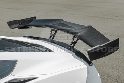 2014 - 19 C7 Corvette Carbon Fiber ZR1 Extended Rear High Wing Spoiler