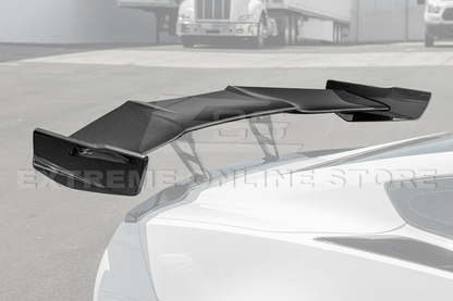 2014 - 19 C7 Corvette Carbon Fiber ZR1 Extended Rear High Wing Spoiler
