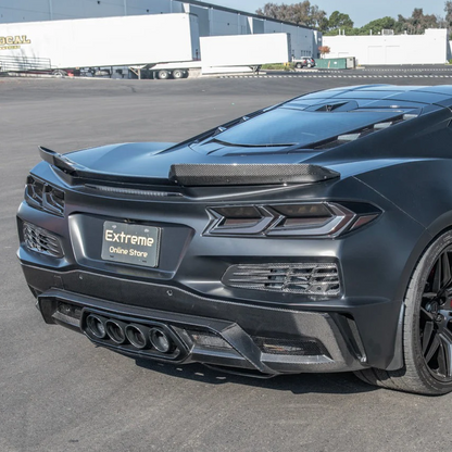C8 Corvette Z06 Carbon Fiber Spoiler Wicker Bill Kit