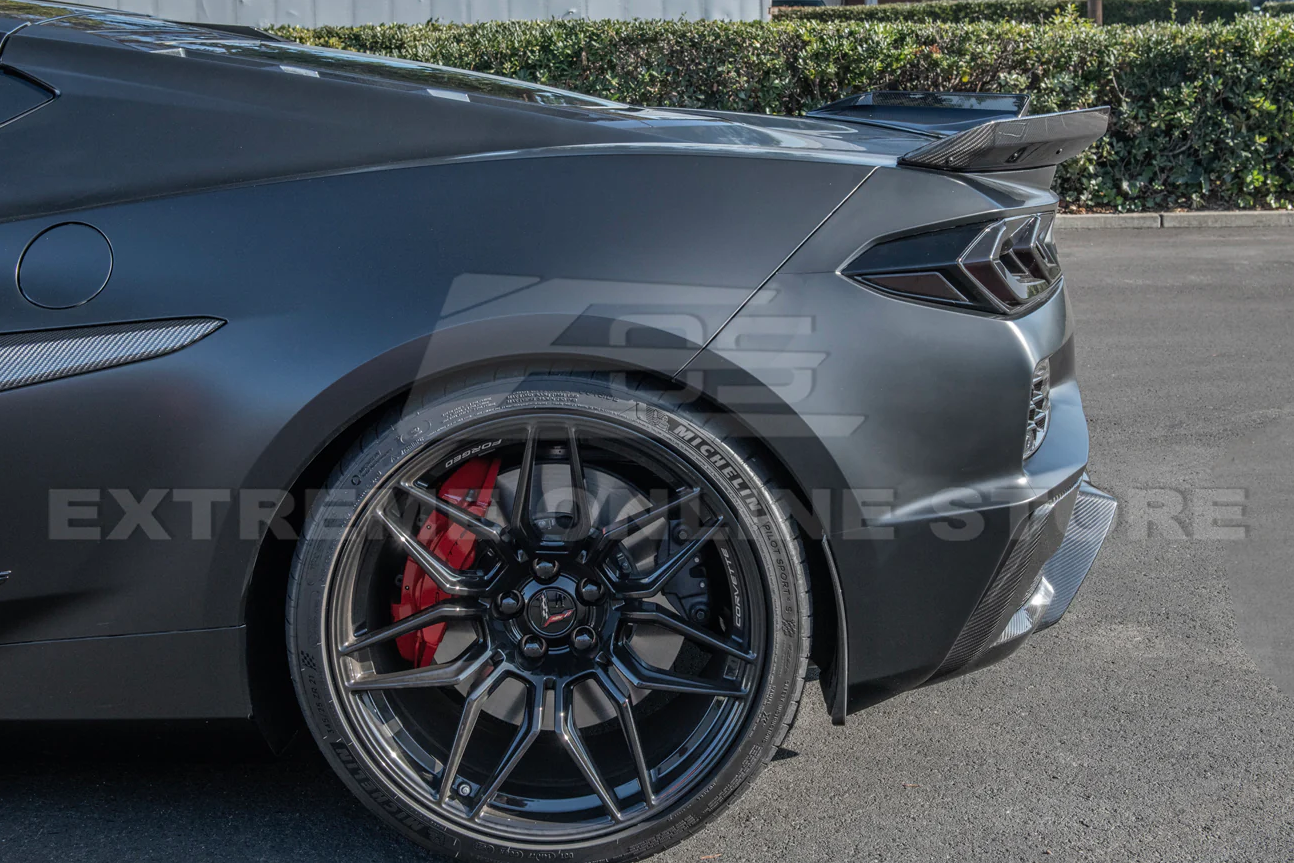 C8 Corvette Z06 Carbon Fiber Spoiler Wicker Bill Kit