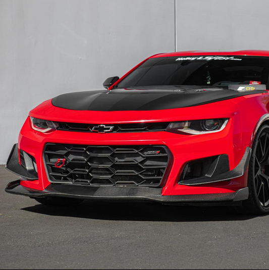 2017 - 23 Camaro Carbon Fiber ZL1 1LE Front Splitter Lip
