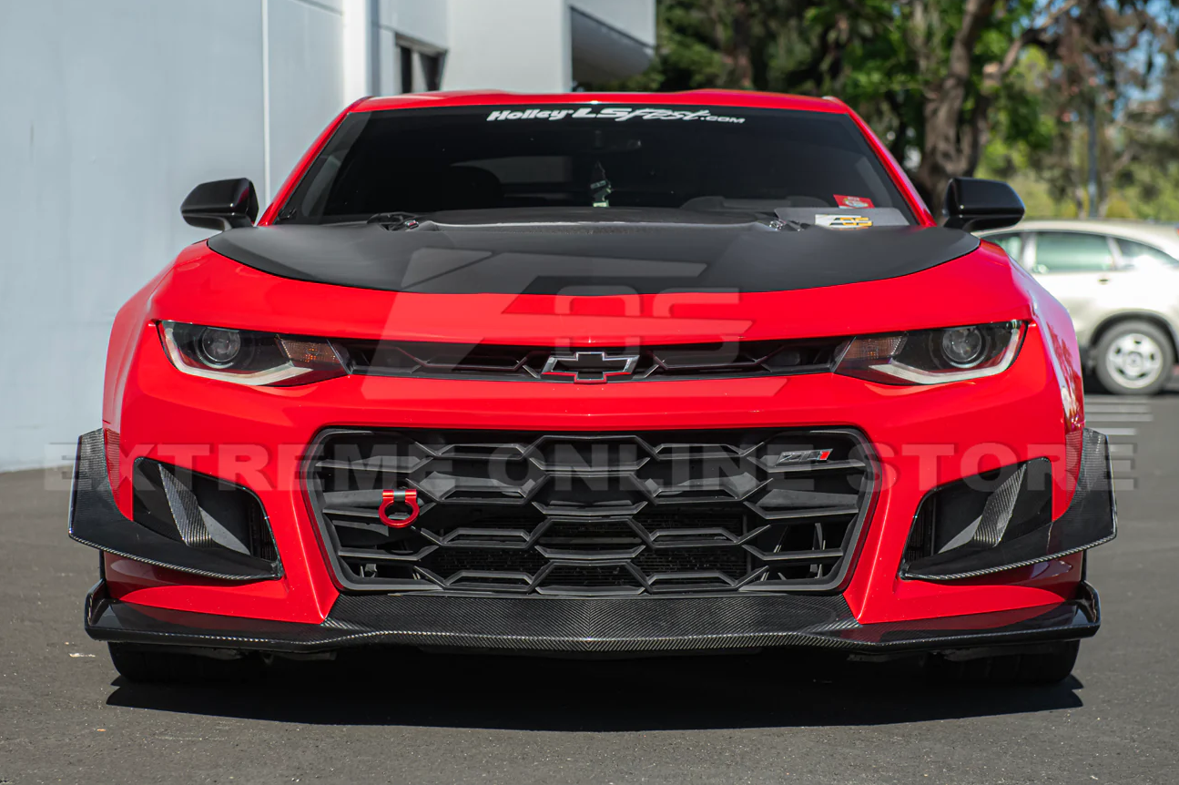 2017 - 23 Camaro Carbon Fiber ZL1 1LE Front Splitter Lip