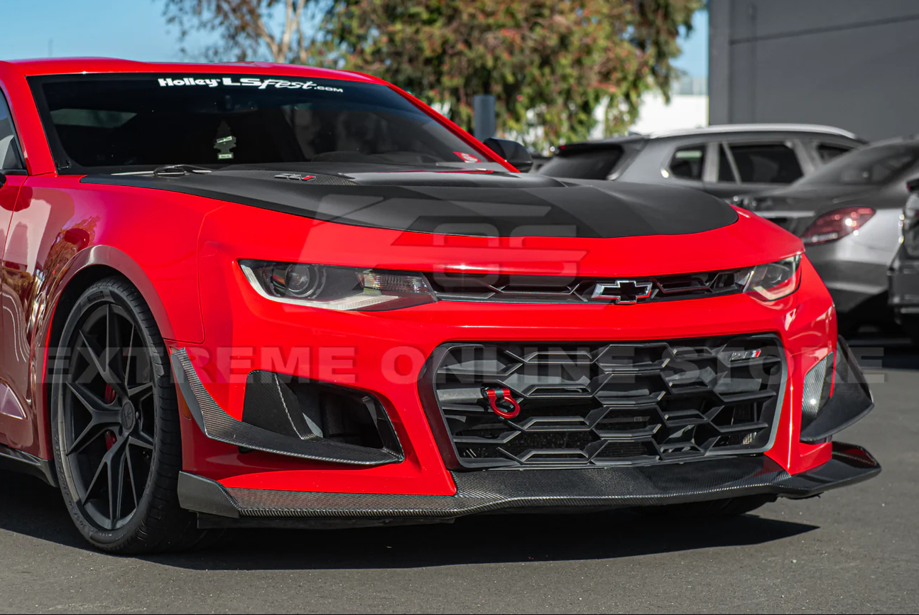 2017 - 23 Camaro Carbon Fiber ZL1 1LE Front Splitter Lip