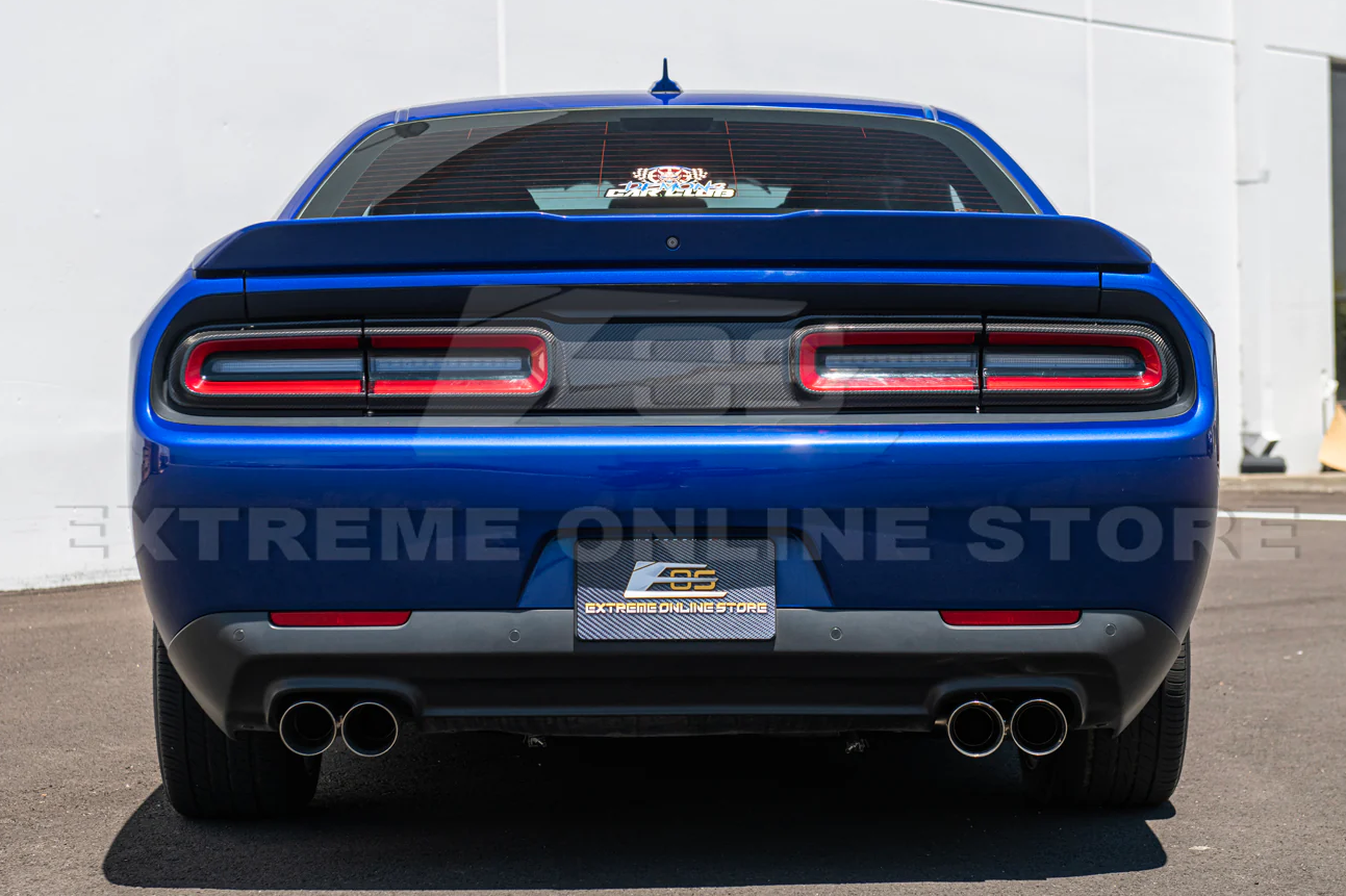 2015 - 23 Challenger Rear Tail Light Carbon Fiber Bezel Cover