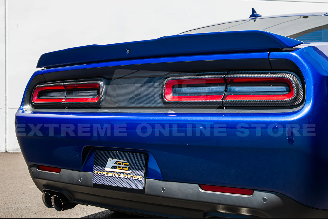 2015 - 23 Challenger Rear Tail Light Carbon Fiber Bezel Cover