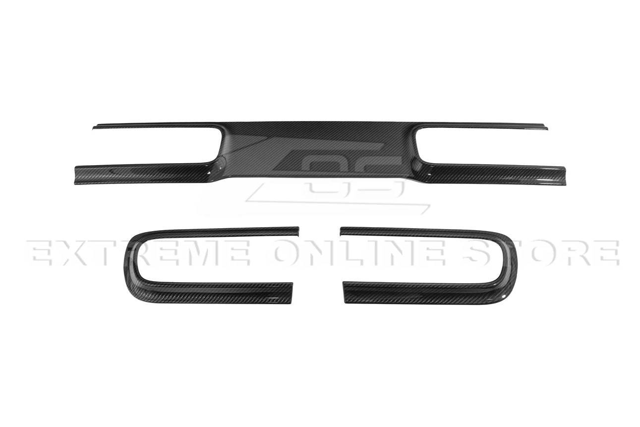 2015 - 23 Challenger Rear Tail Light Carbon Fiber Bezel Cover