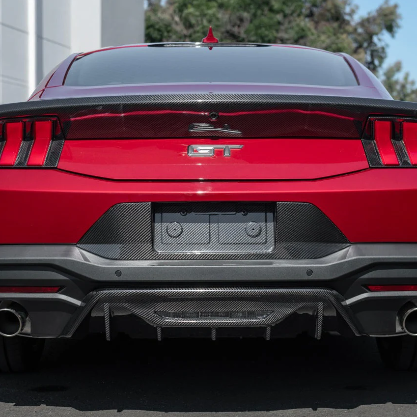2024+ Mustang License Plate Frame Backing