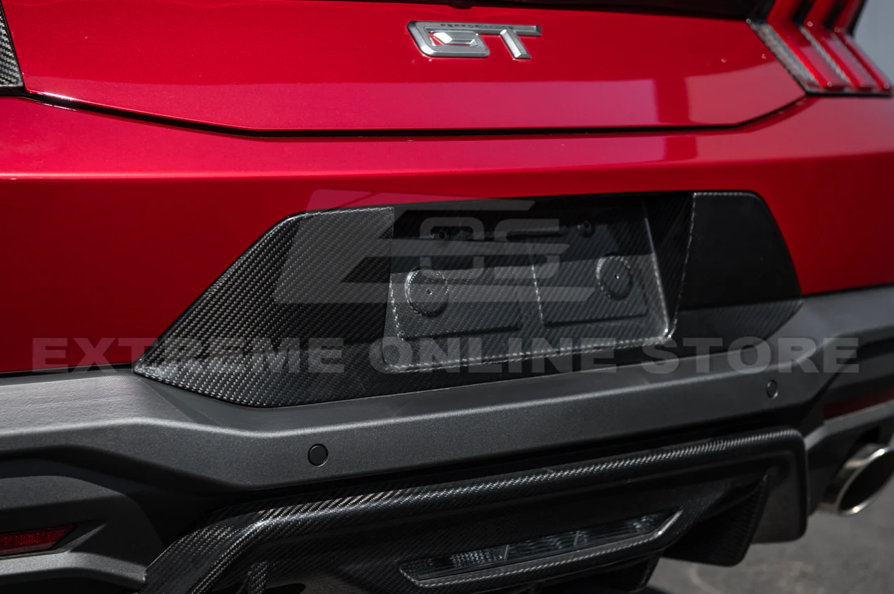 2024+ Mustang License Plate Frame Backing