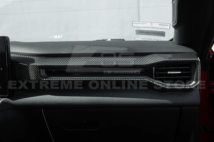 2024+ Mustang Carbon Fiber Passenger AC Outlet Cover