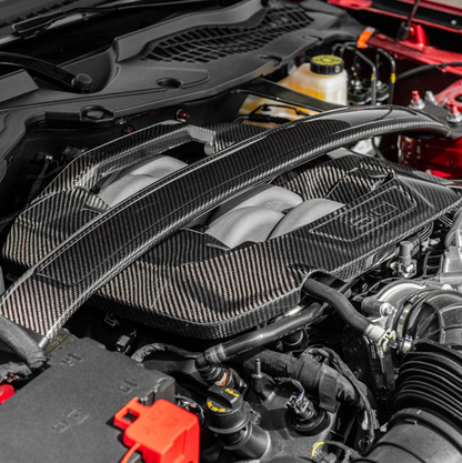 2024+ Mustang GT Dark Horse Carbon Fiber 5.0L Engine Valve Cover