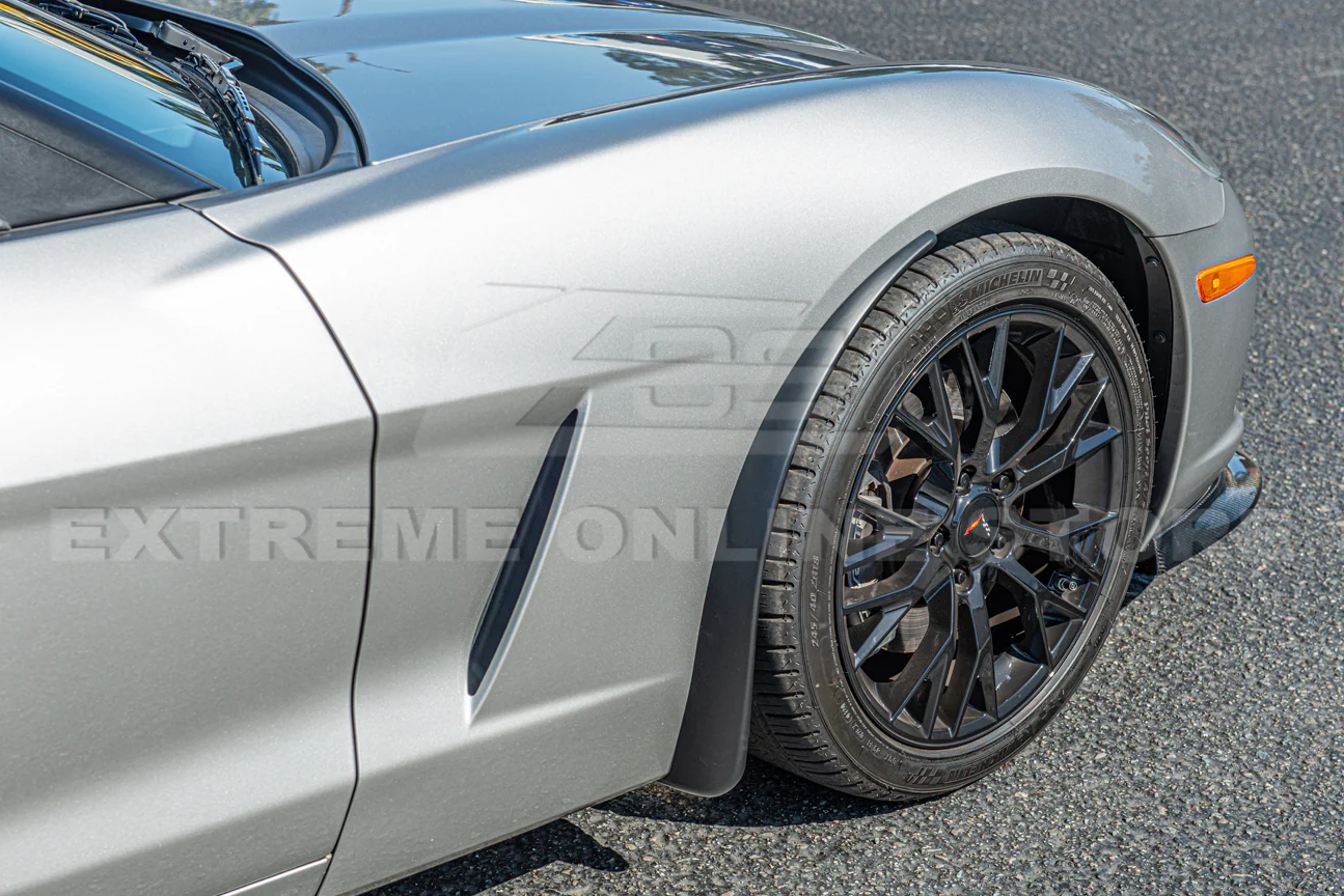 2005 - 13 Base C6 Corvette Front &amp; Rear Extended Splash Guards