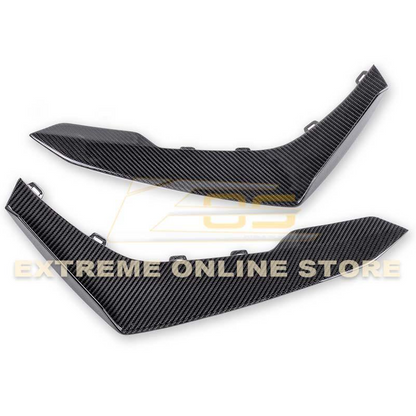 2017 - 19 Camaro ZL1 1LE Carbon Fiber Front Air Duct Bezels &amp; Canard Dive Planes