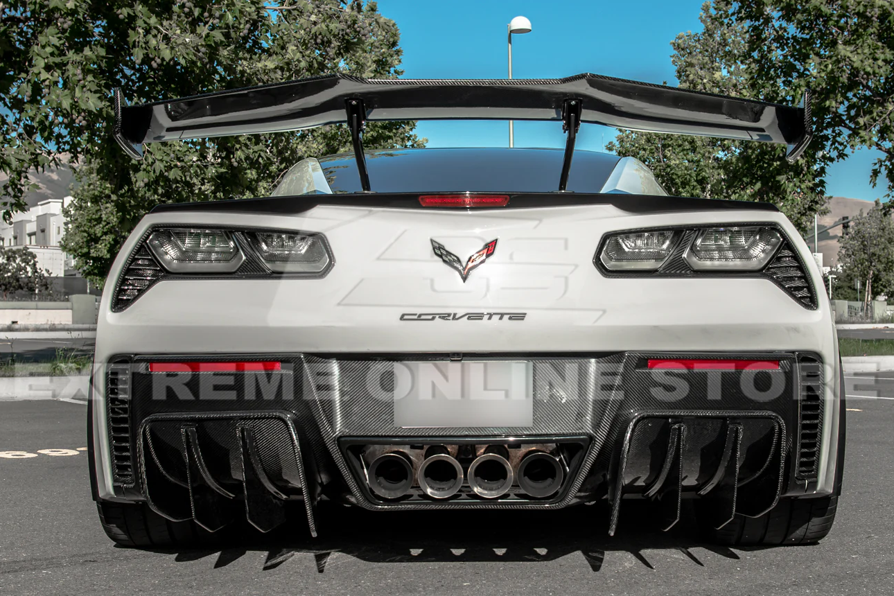 2014 - 19 C7 Corvette Add-on Rear Bumper Diffuser