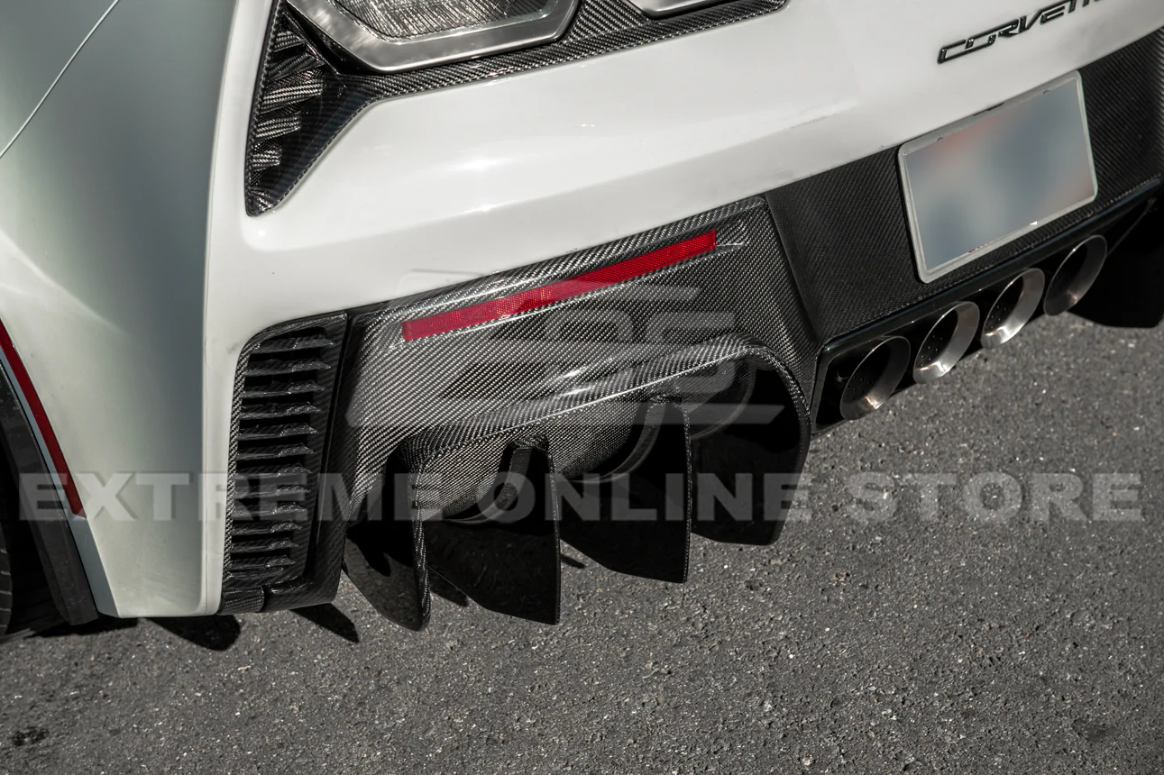 2014 - 19 C7 Corvette Add-on Rear Bumper Diffuser