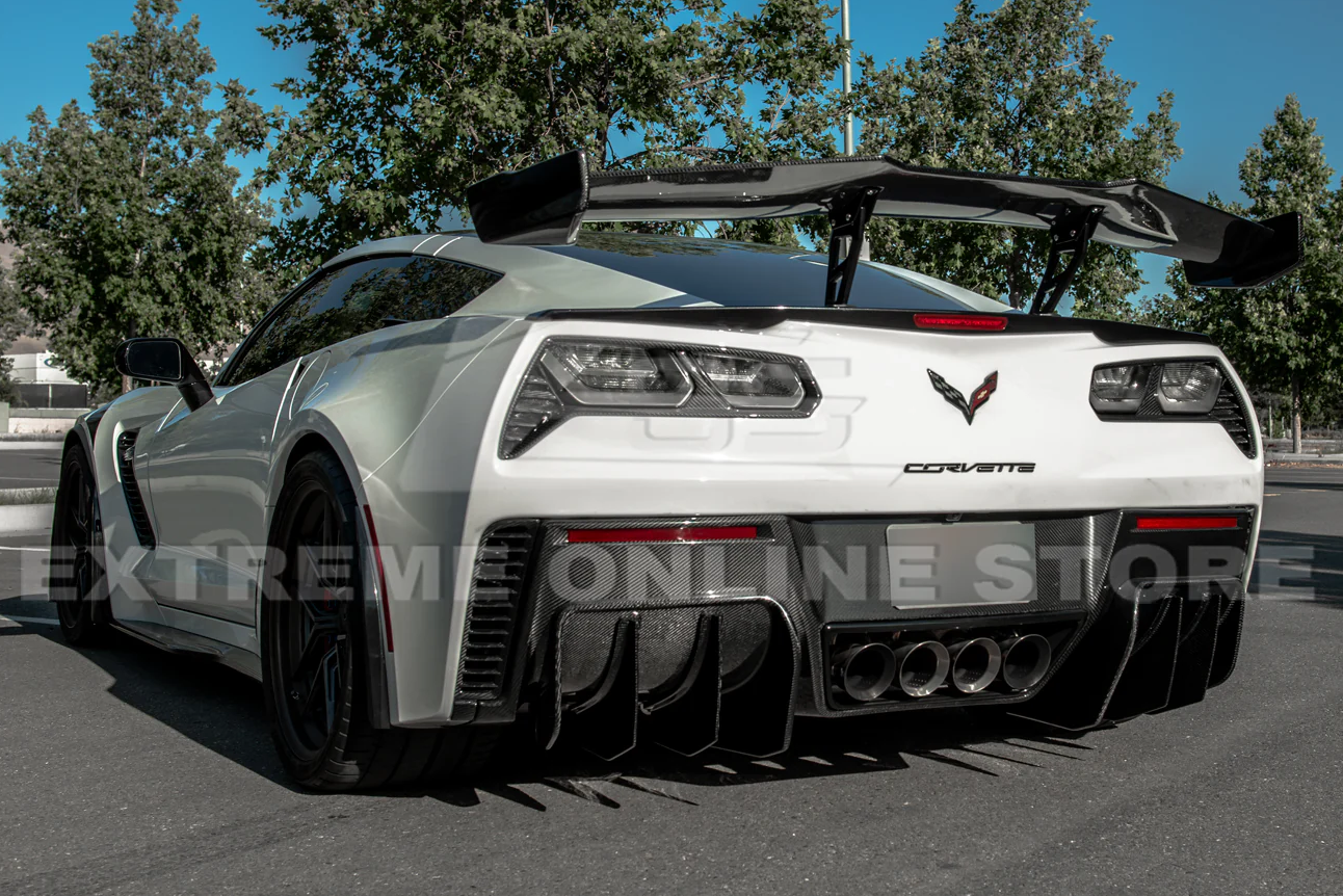 2014 - 19 C7 Corvette Add-on Rear Bumper Diffuser