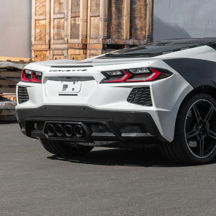 C8 Corvette Z06 Package Rear Center Quad Tip Diffuser