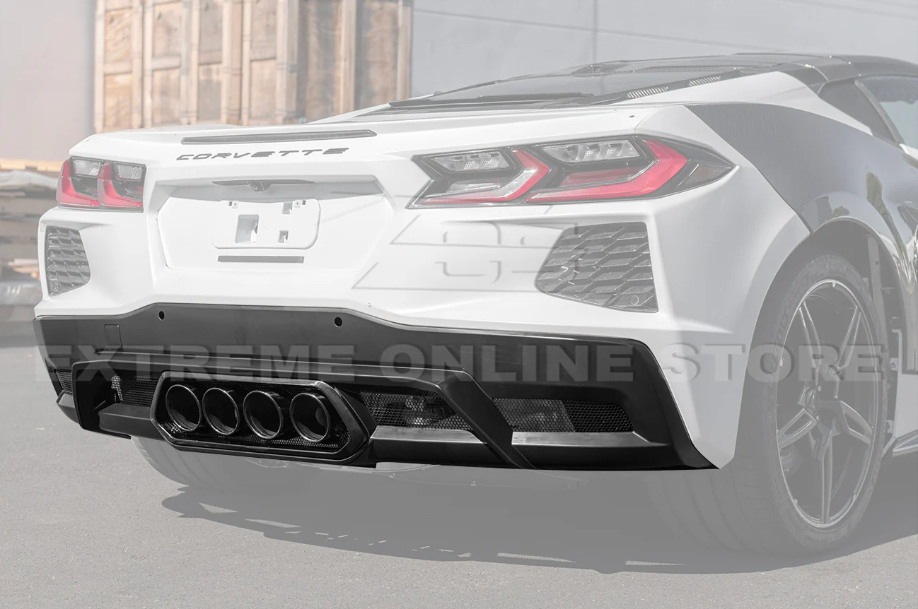 C8 Corvette Z06 Package Rear Center Quad Tip Diffuser