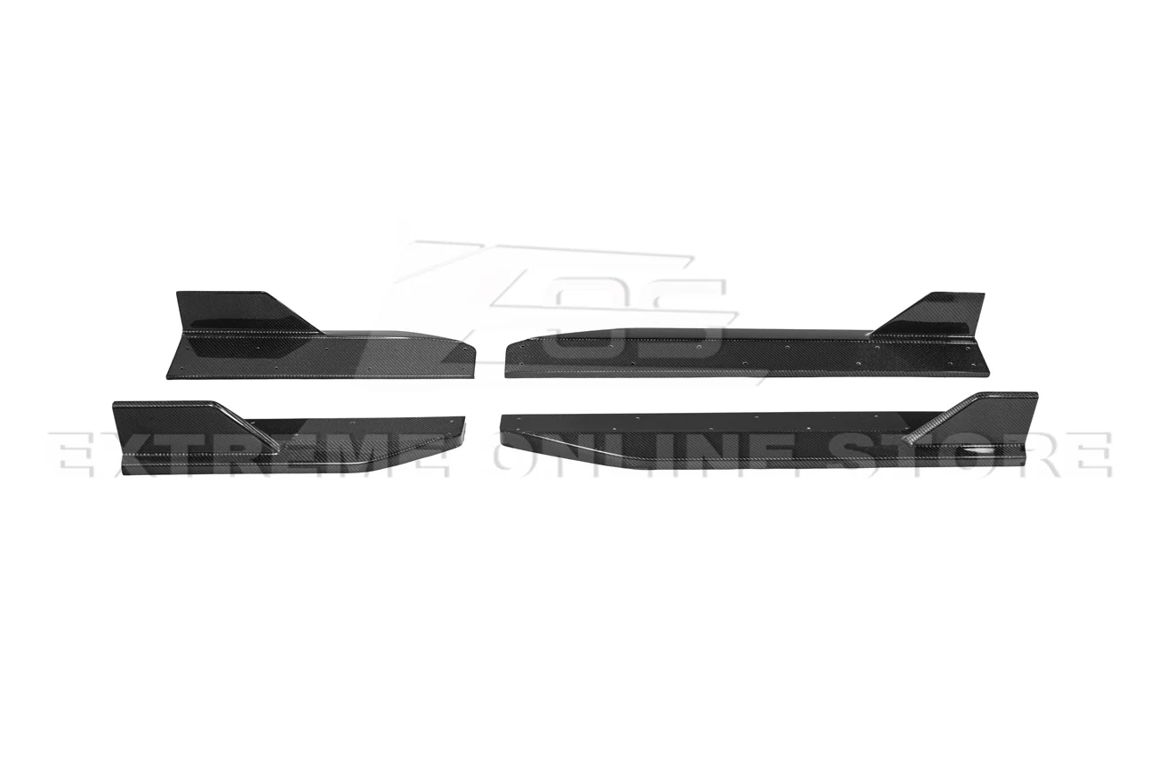 2024+ Mustang S650 Side Skirt Extensions (Matte/Gloss/Carbon)