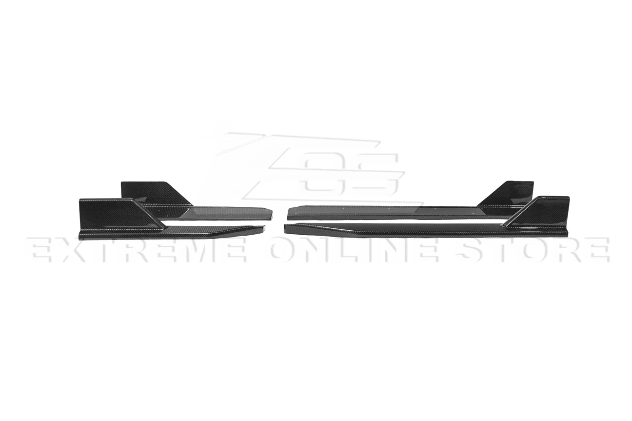 2024+ Mustang S650 Side Skirt Extensions (Matte/Gloss/Carbon)