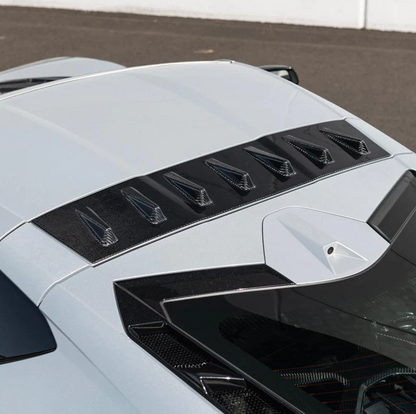 C8 Corvette Rear Wing Spoiler Vortex Generators