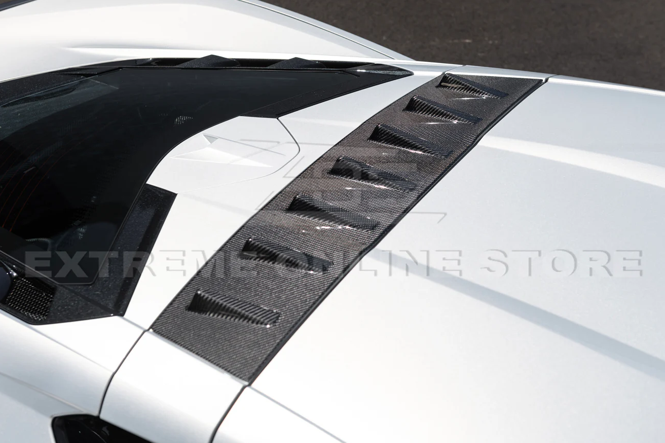 C8 Corvette Rear Wing Spoiler Vortex Generators