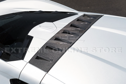 C8 Corvette Rear Wing Spoiler Vortex Generators