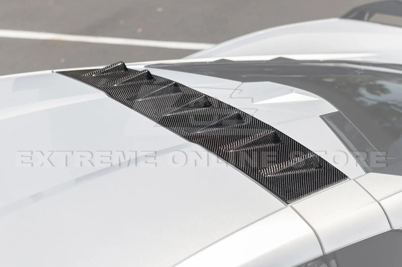 C8 Corvette Rear Wing Spoiler Vortex Generators