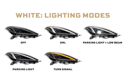 2014 - 19 C7 Corvette C8 Style XB LED Headlights (GEN 2) (Copy)