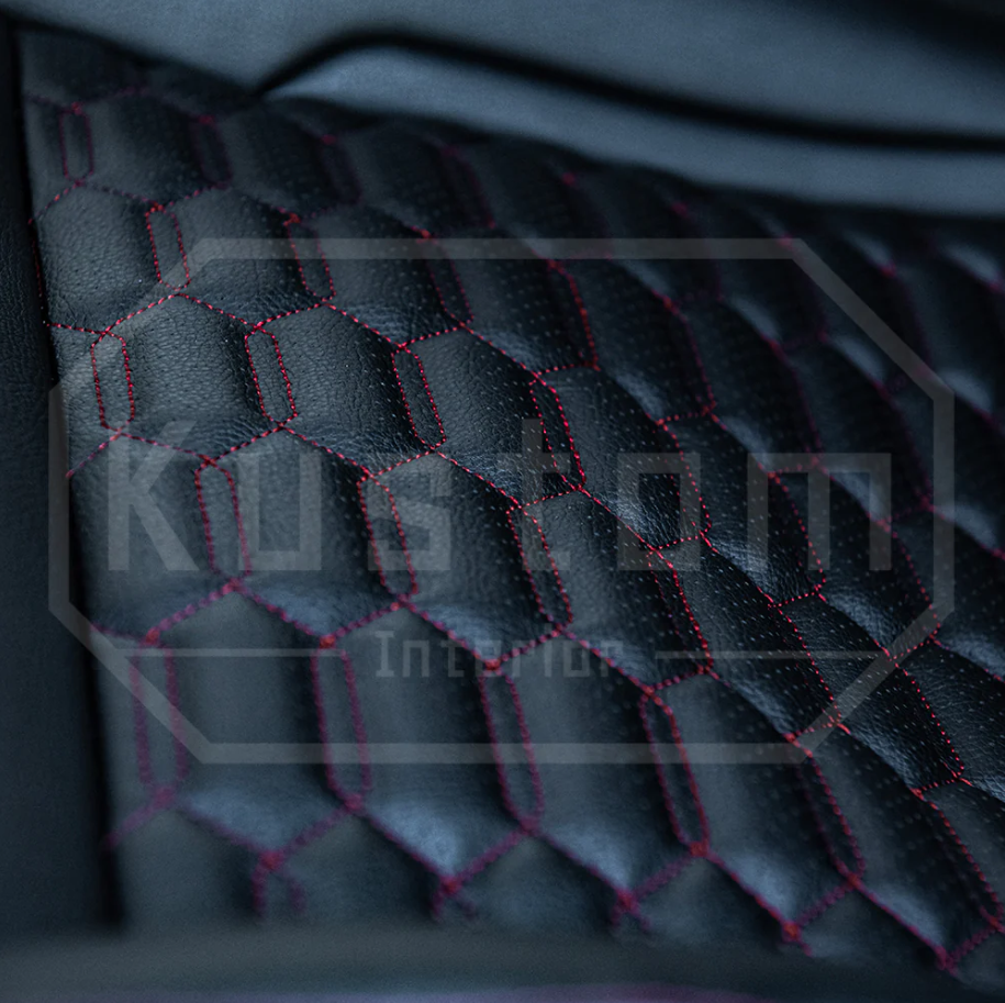 2016+ Camaro Two-Tone Coupe Recaro Leather Seat Covers | KustomCover
