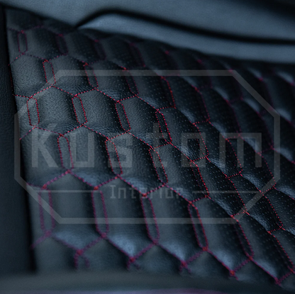 2016+ Camaro Two-Tone Coupe Recaro Leather Seat Covers | KustomCover