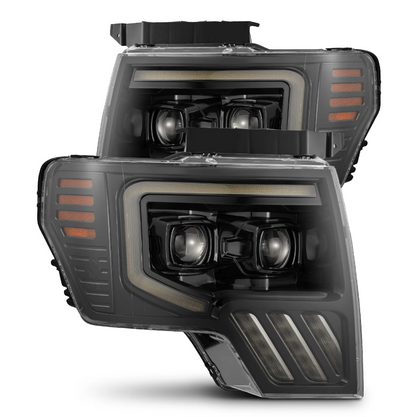 2009 - 14 F150 MKII LUXX-Series LED Projector Headlights (Black / Alpha Black / Chrome)