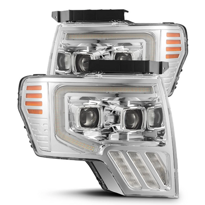 2009 - 14 F150 MKII LUXX-Series LED Projector Headlights (Black / Alpha Black / Chrome)