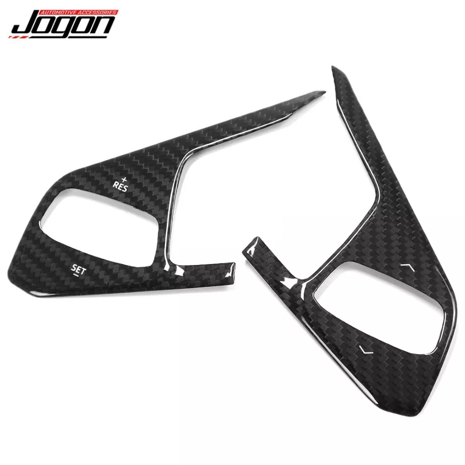 2024+ C8 Corvette Carbon Fiber Inner Steering Wheel Trim Covers - Heated