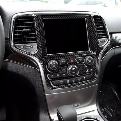 2011 - 20 Grand Cherokee Carbon Fiber Radio Screen Trim Panel