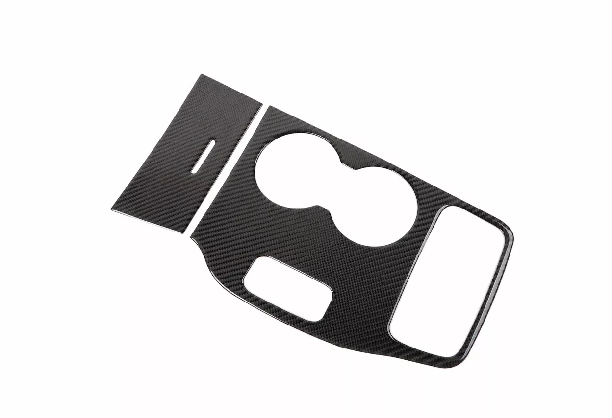 2014 - 15 Grand Cherokee Carbon Fiber Gear Shifter Insert Overlay | Next-Gen Carbon