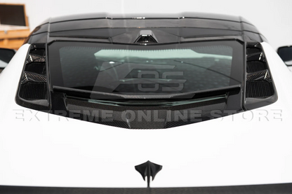 C8 Corvette Carbon Fiber Rear Window Hatch Deck Lid Insert