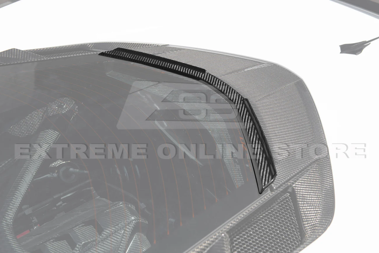 C8 Corvette Carbon Fiber Rear Window Hatch Deck Lid Insert