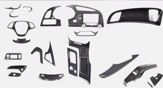 C7 Corvette Carbon Fiber Interior Trim Cover Kit | 2014-19 Corvette C7