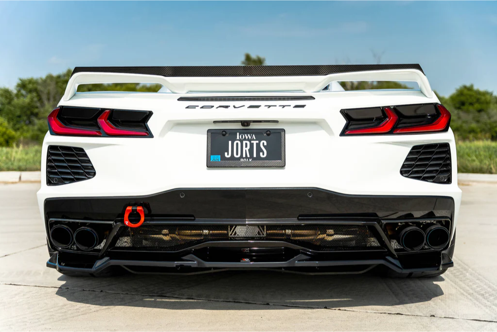 C8 Corvette Stingray Carbon Flash Add-on Rear Diffuser