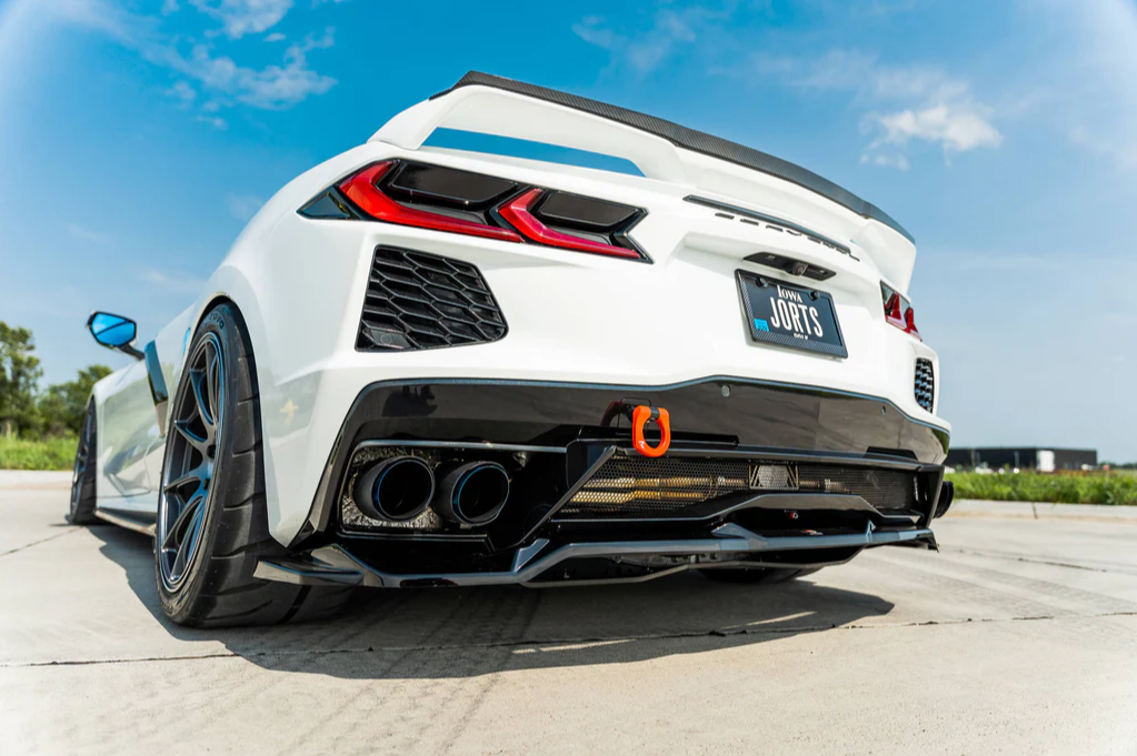 C8 Corvette Stingray Carbon Flash Add-on Rear Diffuser