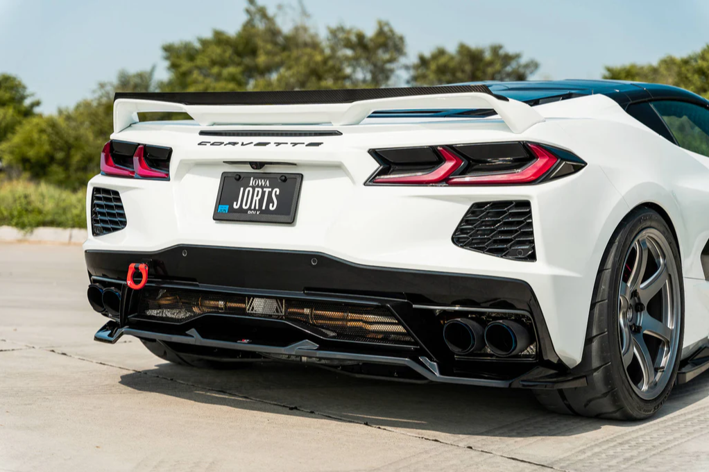 C8 Corvette Stingray Carbon Flash Add-on Rear Diffuser