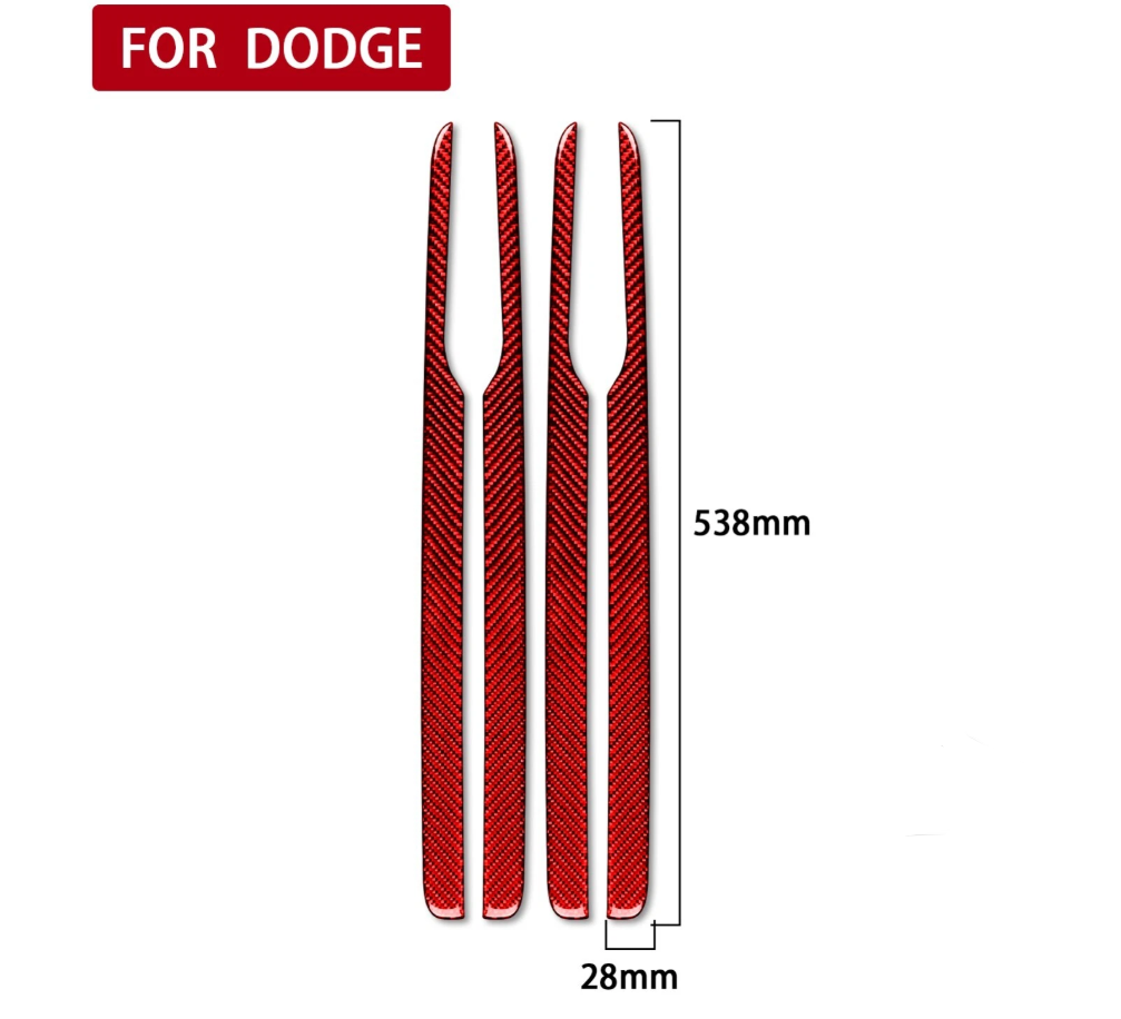 2016 - 18 Dodge Ram Carbon Fiber Interior Door Panel Trim Kit | Next-Gen Carbon