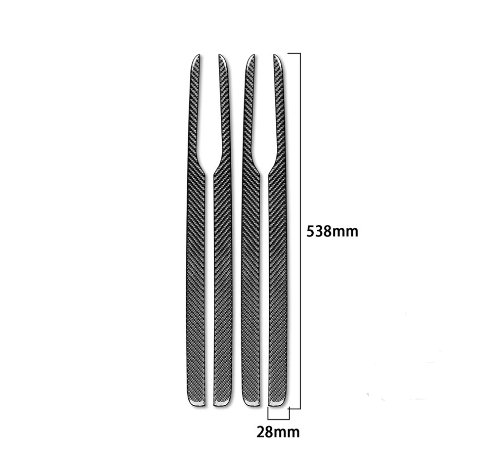 2016 - 18 Dodge Ram Carbon Fiber Interior Door Panel Trim Kit | Next-Gen Carbon