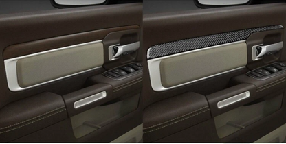2016 - 18 Dodge Ram Carbon Fiber Interior Door Panel Trim Kit | Next-Gen Carbon