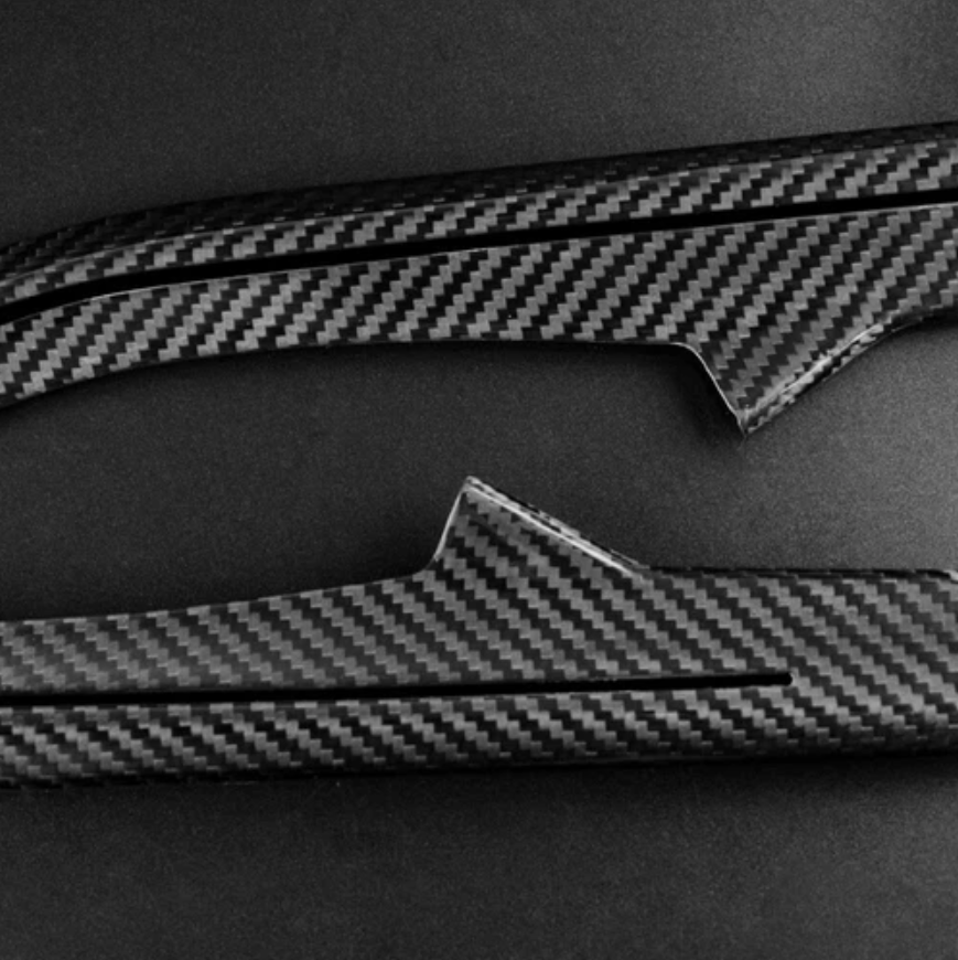 2016 - 24 Camaro Carbon Fiber Door Trim Surround Cover (With Light/Without Light)